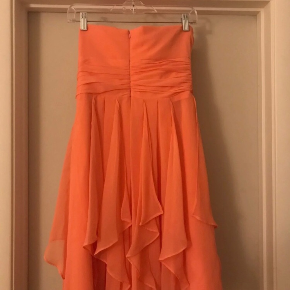 Bridesmaid dress. Coral. Size 4. David’s Bridal - Picture 2 of 3